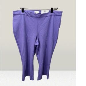 Women's Plus Pants sz 2X Short Macy's On 34th Lilac NEW #G763